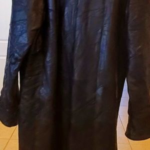 Genuine leather coat